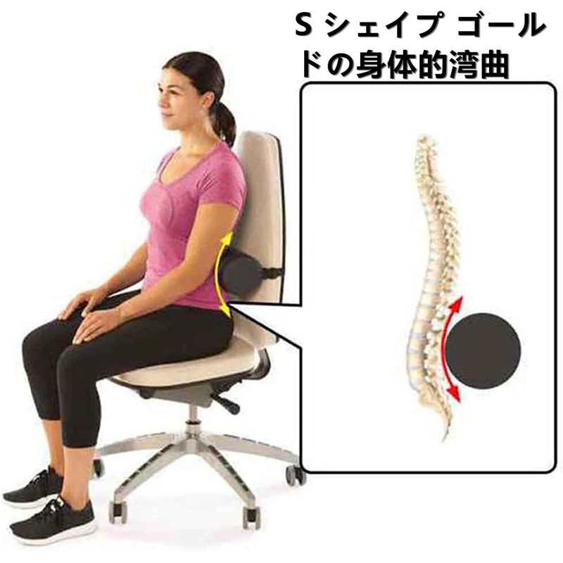 Lumbar Pillow Lumbar Roll Support Pillow for Office Chair Car