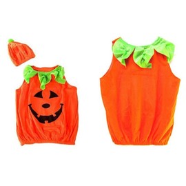 Nemori Halloween Cosplay, Pumpkin with Bag, Kids Costume, Soft Confit, Pumpkin, Cosplay, Unisex, 27.6 - 51.2 inches (70 - 130 cm)