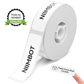NIIMBOT Cinta de etiquetadora térmica directa D11 para impresora de inyección de tinta en blanco