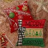 Christmas Decorations Pillow Covers 18x18 Set of 4 Merry Christmas
