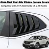 MUTUSAISI Rear Side Window Louvers Air Vent Scoop Louver Fit