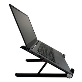 Medi Body Laptop Stand Height Adjustable, Black, Foldable, Non-Slip, Notebook Stand for Desk, Laptop Stand, Laptop Stand for All Laptops and Tablets up to 17.3 Inches