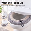 1pcs Thicker Bathroom Toilet Seat Cover Pads Soft Comfortable Toilet