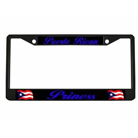 Puerto Rican Princess Puerto Rico License Plate Frame/Car Accessories Car Tag Holder