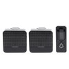 Self Powered Doorbell Black Battery Free Wireless Smart Elderly Pager
