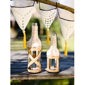 VBS Wicker Natural Blue Ribbon Diameter 2 mm 125 g