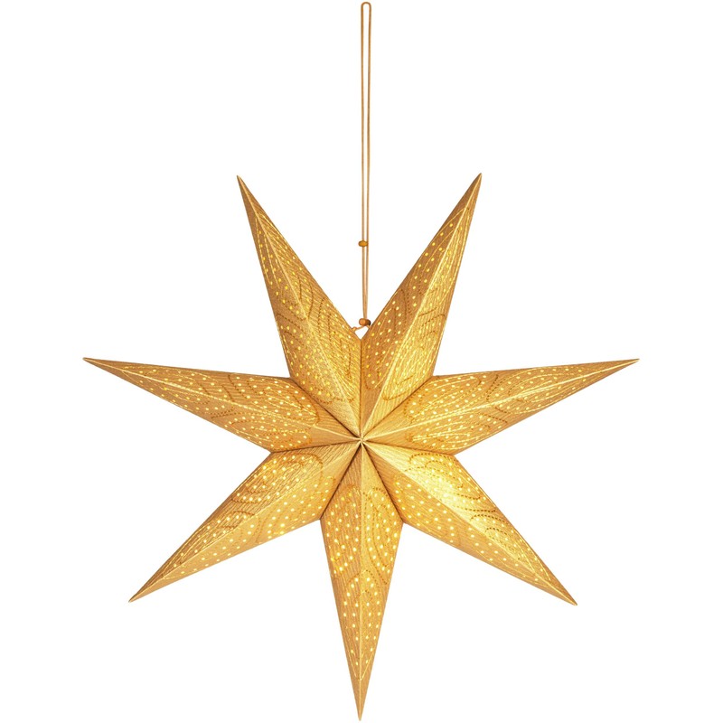 Brubaker 60 cm Paper Christmas Star for Hanging - Window
