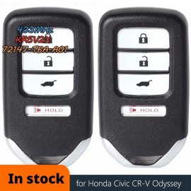 Unbranded 2X for Honda Civic CR-V Odyssey Pilot 2016 2017 2018 Smart Remote Key Fob KR5V2X