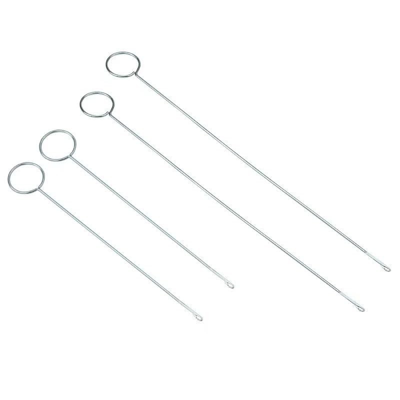 2Pcs Silver Sewing Loop Turner Hook, Stainless Steel Loop Turner