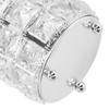 Crystal Makeup Brush Holder European Style Rounded Crystal Glass Cosmetic