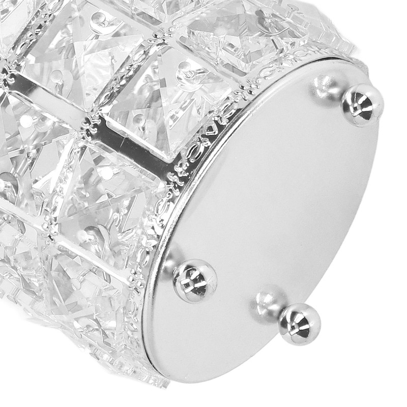 Crystal Makeup Brush Holder European Style Rounded Crystal Glass Cosmetic