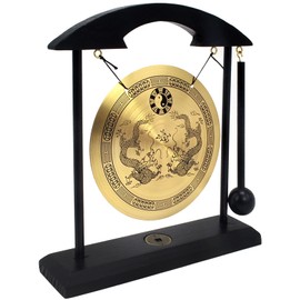 juanxian Zen Art Brass Feng Shui Desktop Gong (H1302)