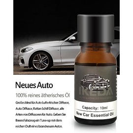 Ikeda scents Auto Lufterfrischer ?le Refills10ml 100% natrliche Duft ?therisches ?lAromatherapie ?le fr Diffusor, Luftbefeuchter, ReinigerDuftende ?le fr Haus, Auto & Yoga Raum