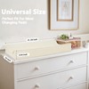 Vegan Leather Changing Pad Cover - 31"X 16" - Waterproof