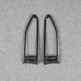 RUIQ Subaru Crosstrek Impreza GU Series Exclusive Interior Front Air Conditioner Ring Garnish Vent Panel for Subaru Crosstrek Impreza (Carbon Fiber Black Specification)