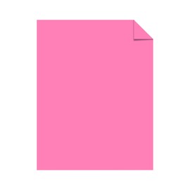 Bright Color Paper, Neenah Astrobrights®, Letter Paper Size, 24 Lb, FSC® Certified, Pulsar Pink, Ream Of 500 Sheets