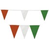 Green, Red and White Bunting 10m with 20 Pennants