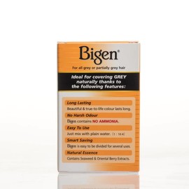 Bigen Permanent Powder Hair Color - 58 - Black Brown | No Ammonia (Pack of 4)