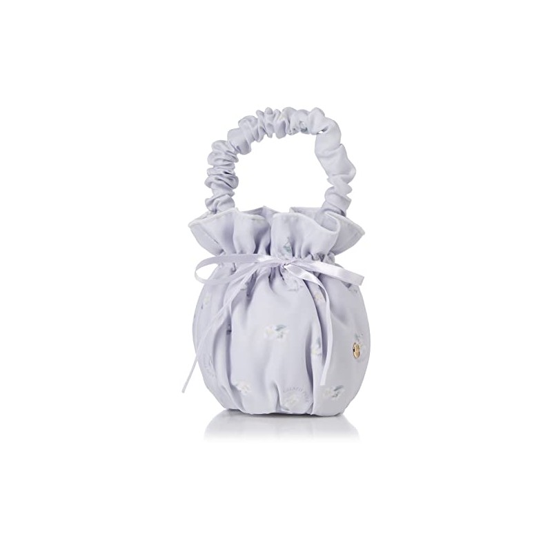 Gelato Pique PWGB225705 Small Floral Drawstring Pouch, blue