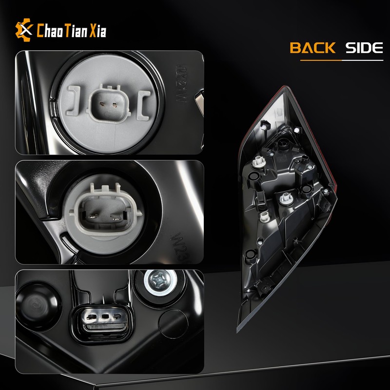 Tail Light Assembly Compatible With 16-21 Honda Civic Sedan