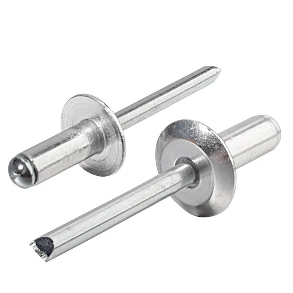 Linkup 75pcs pack 3/16" x 1" Large flange Pop blind