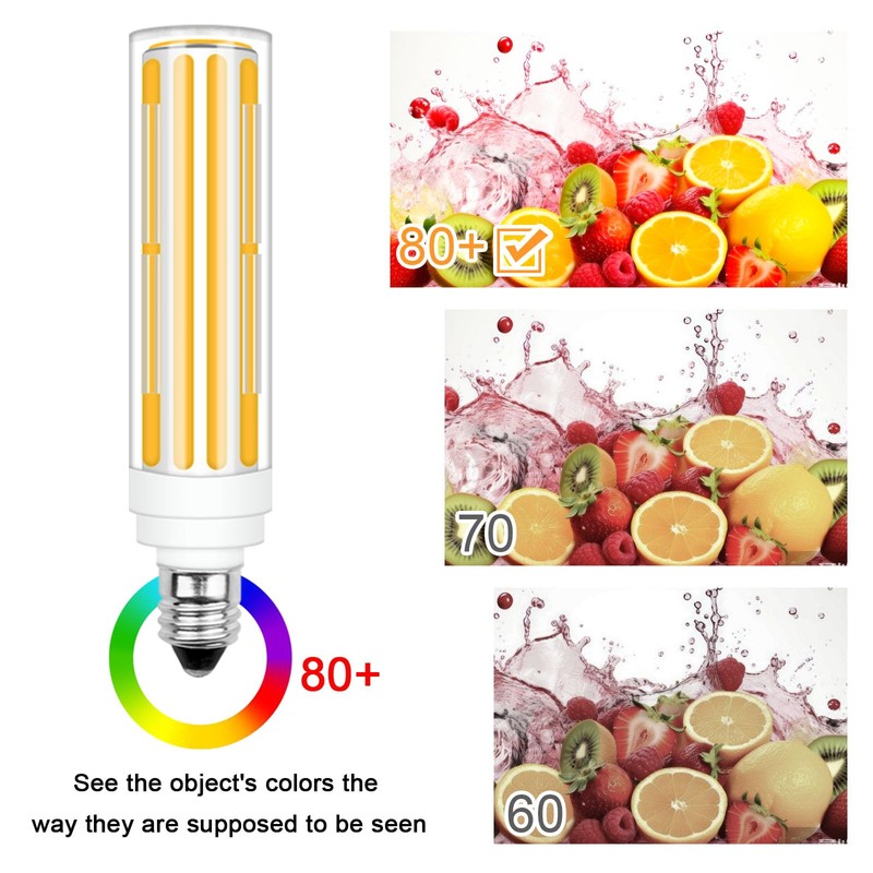 TZHILAN E11 Led Bulb Dimmable, COB Light Bulbs 100 Watt