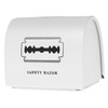 Mikinona Shaving Blade Disposal Case Printed Barbershop Blade Disposal Container