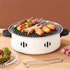 Charcoal Barbecue Grill Versatile Deformation Proof Portable Barbecue Grill for