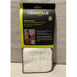 Casabella Quick Scrub Microfiber Double-Sided Floor Spray Mop #17700 Refill