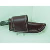 Custom Leather Cross Draw Knife Sheath That Fits a Buck