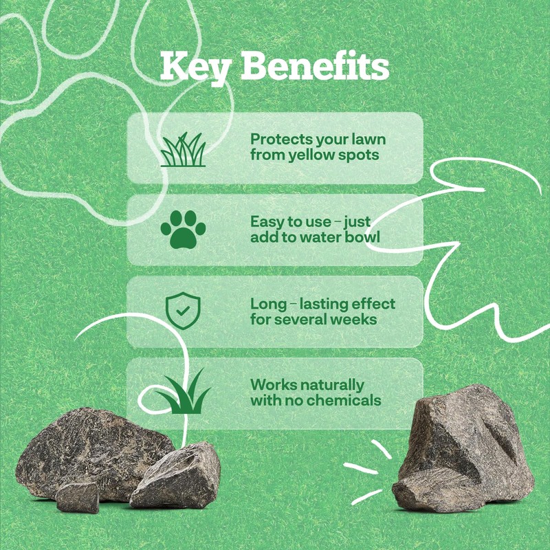 Dog Rocks for Urine Burning Grass - 200g Natural Pet