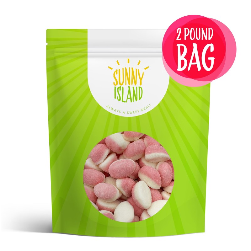 Strawberry Puffy Gummies | 2-Pound Bag | Pink Baby Shower