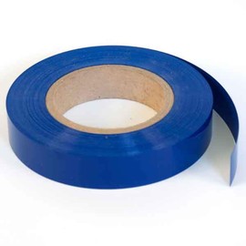Vinyl Slatwall Insert Roll in Blue - 0.010 Thick x 1.25 W Inches 130 Feet Long