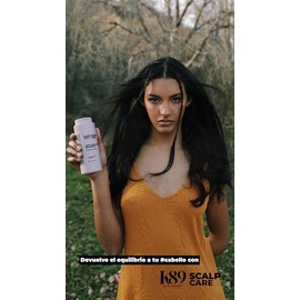 K89 Scalp Care Anti-Dandruff Shampoo. Shampoo Anticaspa, Alivia el enrojecimiento y comezón, enriquecido con Crinipan PMC Green y extracto de grano...