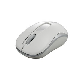 Rapoo M10 Plus kabellose Maus wireless Mouse 2.4 GHz Computermaus 1000 DPI Sensor 12 Monate Batterielaufzeit ergonomisch für PC & Mac - weiß