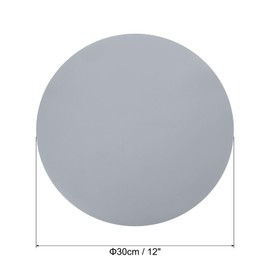 uxcell Silicone Induction Cooktop Protect Mat, 12 Inch Induction Cooktop Protective Cover for Induction Stove, Microwave Mat, Grey