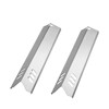 2-Pack Stainless Steel 15-Inch Grill Heat Tents for Gas Grill