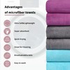MERRY HOME Microfiber Bath Towel - 27” x 55” 6