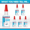 Glass Glue, 30gx2 Glass Glue Clear for Glass Repair,Fast-Curing &