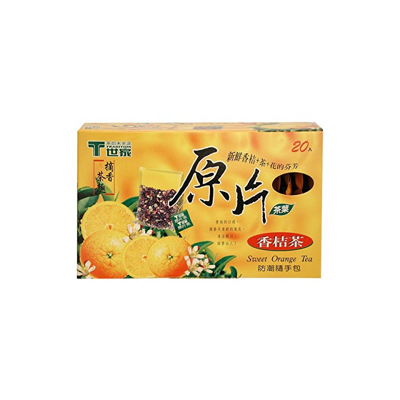 Tradition Tea, Sweet Orange Tea, 20-Count Boxes (Pack of 6)