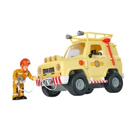 Simba - Fireman Sam Mountain Vehicle 4x4, 109252511038, 3 Years, 15 cm, with Light and Sound
