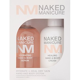 ZOYA Naked Manicure Healing and Hydrating Dry Skin Hand and Body System, Cream & Serum