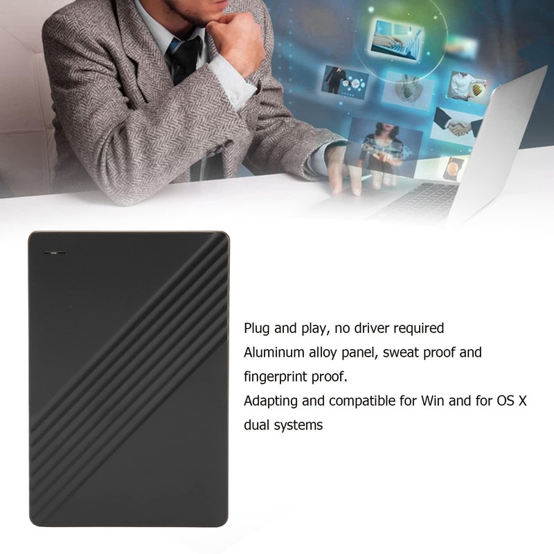 xinyee 2.5-inch Portable Hard Drive Ultra-Thin External Hard Drive USB
