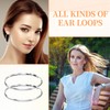 Silver Hoop Earrings for Women 925 Sterling Silver Hypoallergenic Large