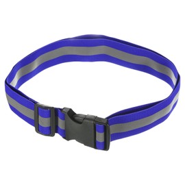 MECCANIXITY Reflective Belt Bands 24x1.6 Inch Strip High Visibility Reflective Running Gear for Cycling Running Walking Blue