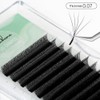 NATUHANA W Form Clover Eyelash Extension 5D Preused Fans 0.07