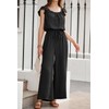 Dokotoo Jumpsuits for Women 2025 Fall Ruffle Sleeves Square Neck