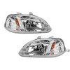 Parts Galaxy Headlight Assembly Set For 1999-2000 Honda Civic Left