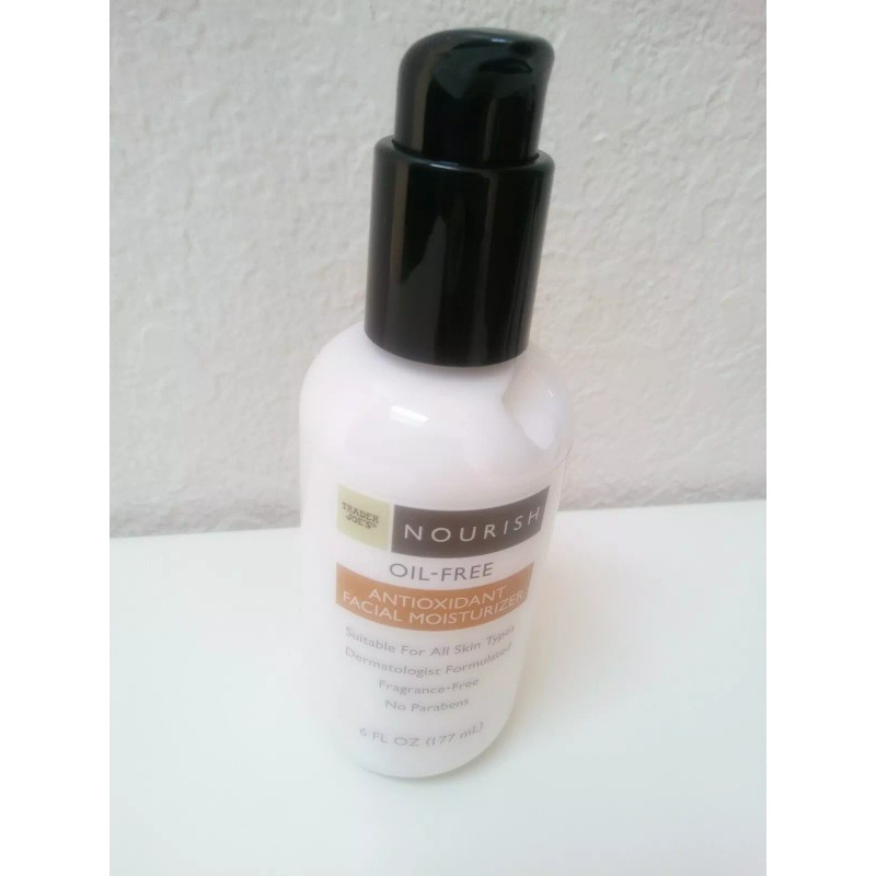 Trader Joe's Nourish Oil Free Facial Antioxidant Moisturizer 6 oz