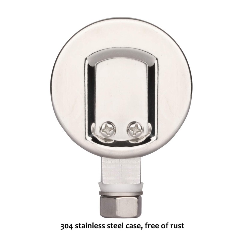 MEASUREMAN Stainless Steel Pressure Cooker Gauge, Pressure Canner Gauge, Steam